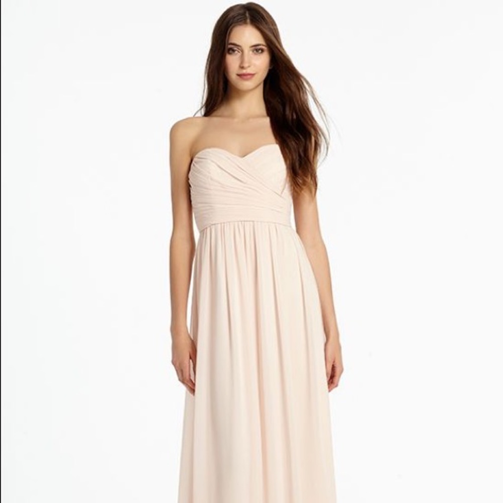Monique Lhuillier Strapless Bridesmaids Dress